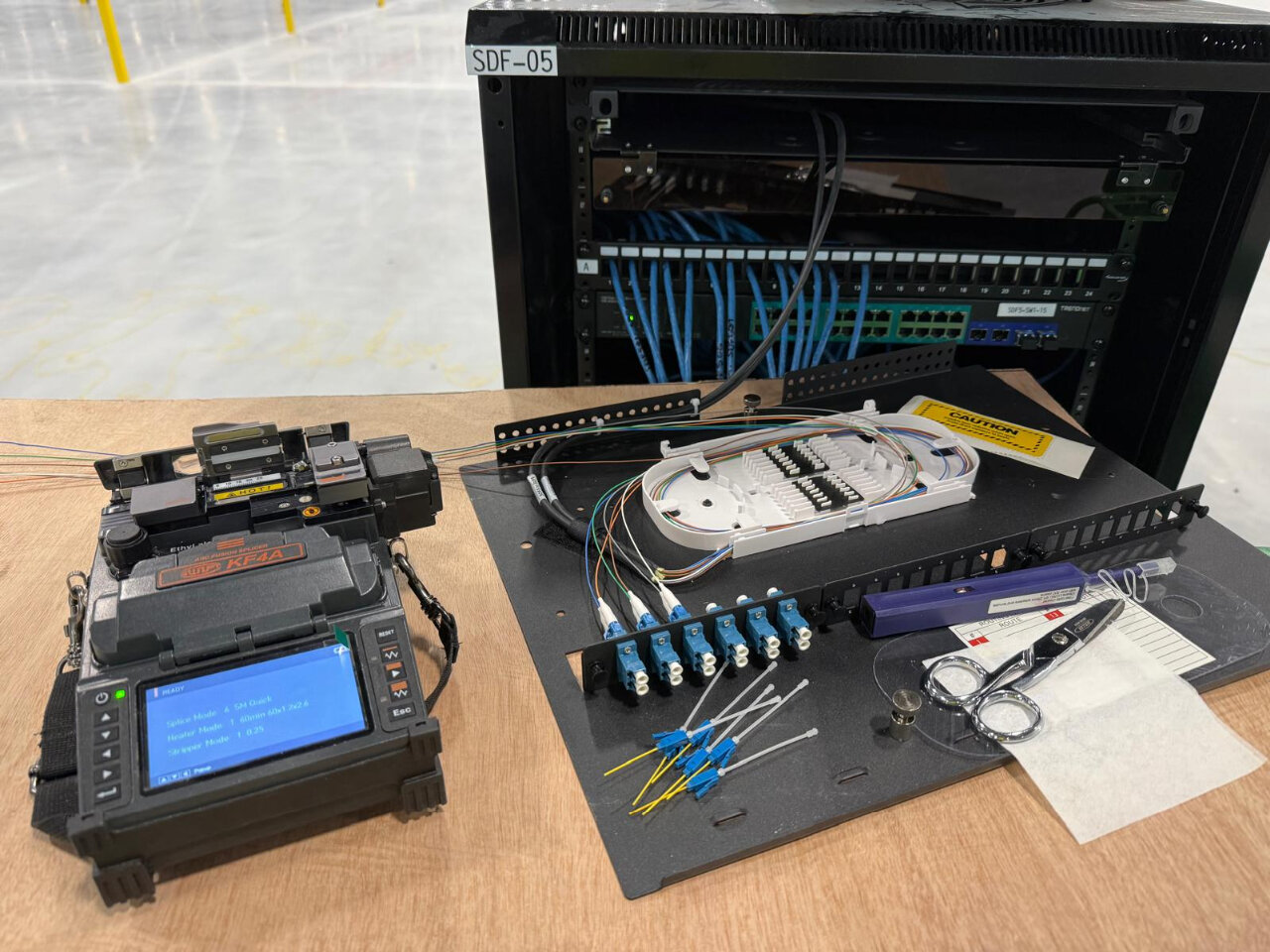 Fiber optic fusion splicing